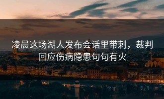 凌晨这场湖人发布会话里带刺，裁判回应伤病隐患句句有火