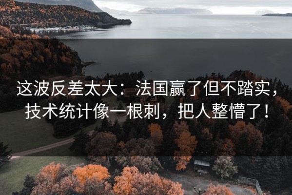 这波反差太大：法国赢了但不踏实，技术统计像一根刺，把人整懵了！